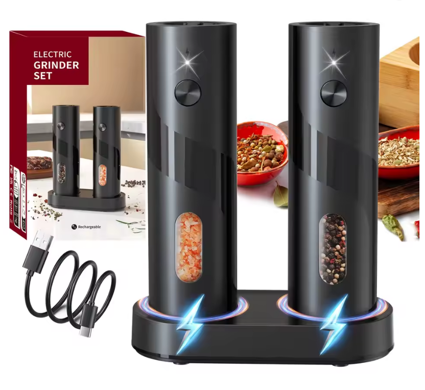 LuxGrind™ Electric Salt & Pepper Grinder Set