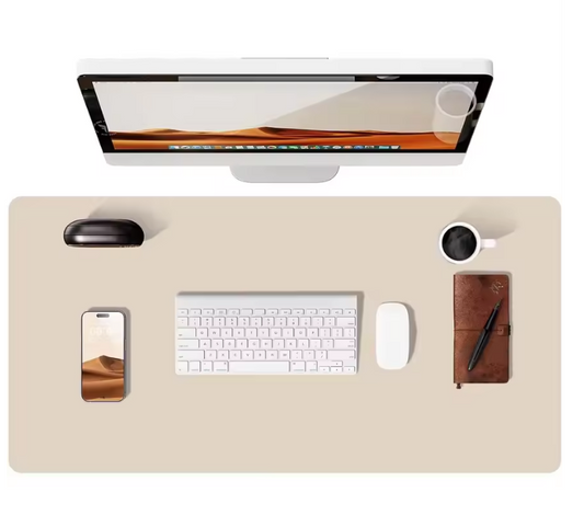 LuxDesk™ Premium Vegan Leather Desk Mat