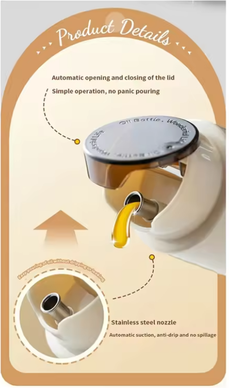 SmartFlow™ Leak-Proof Oil Dispenser