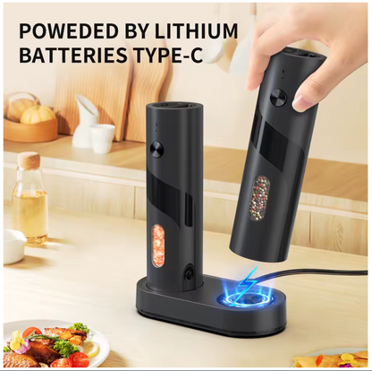 LuxGrind™ Electric Salt & Pepper Grinder Set