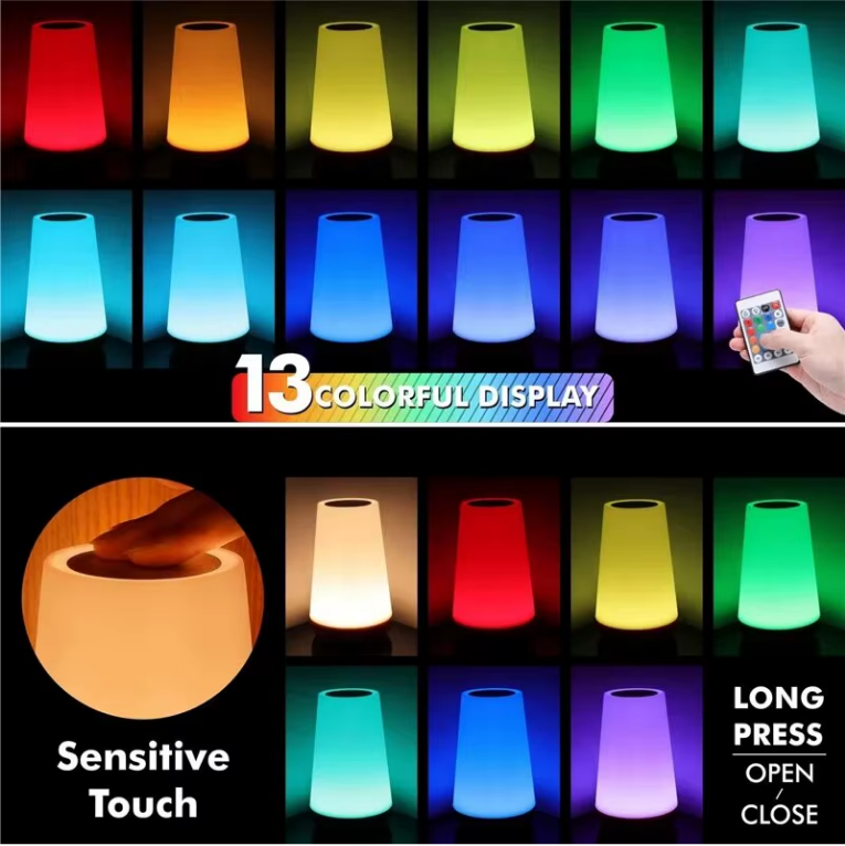 LuxGlow™ Rechargeable Cordless Table Lamp