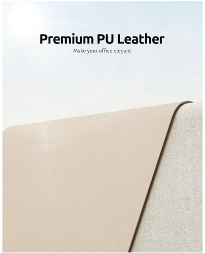 LuxDesk™ Premium Vegan Leather Desk Mat