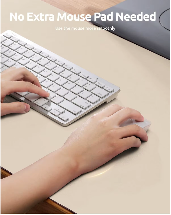LuxDesk™ Premium Vegan Leather Desk Mat