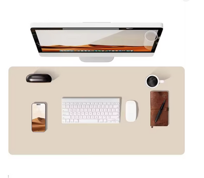 LuxDesk™ Premium Vegan Leather Desk Mat