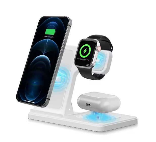 LuxCharge™ 3-in-1 Wireless Charging Station