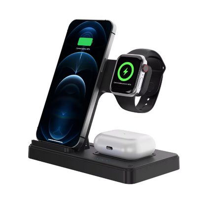 LuxCharge™ 3-in-1 Wireless Charging Station